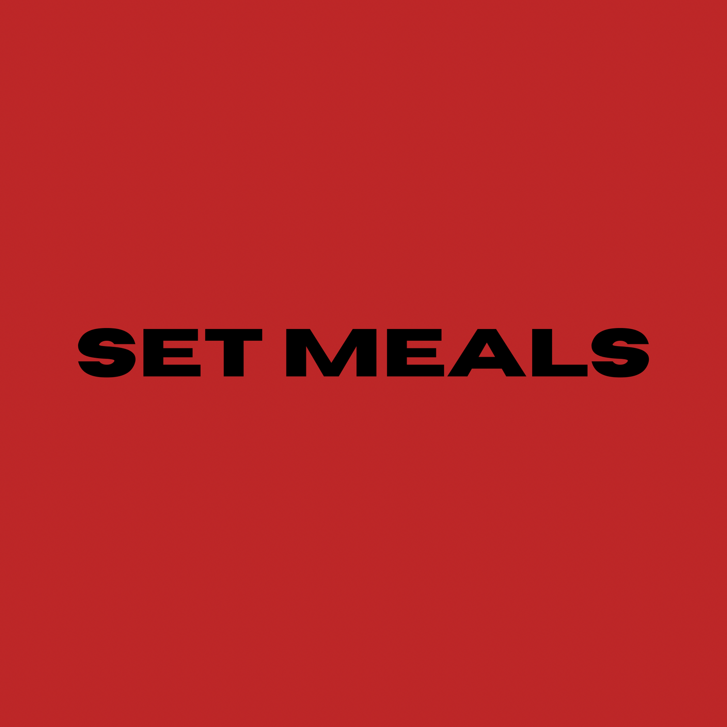 Set Meals