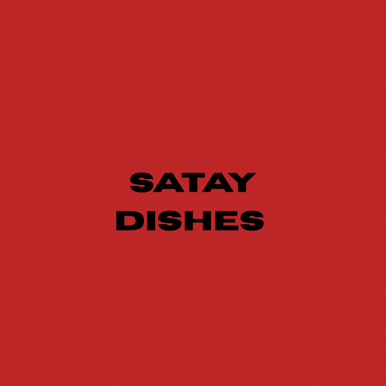 Satay Sauce dishes