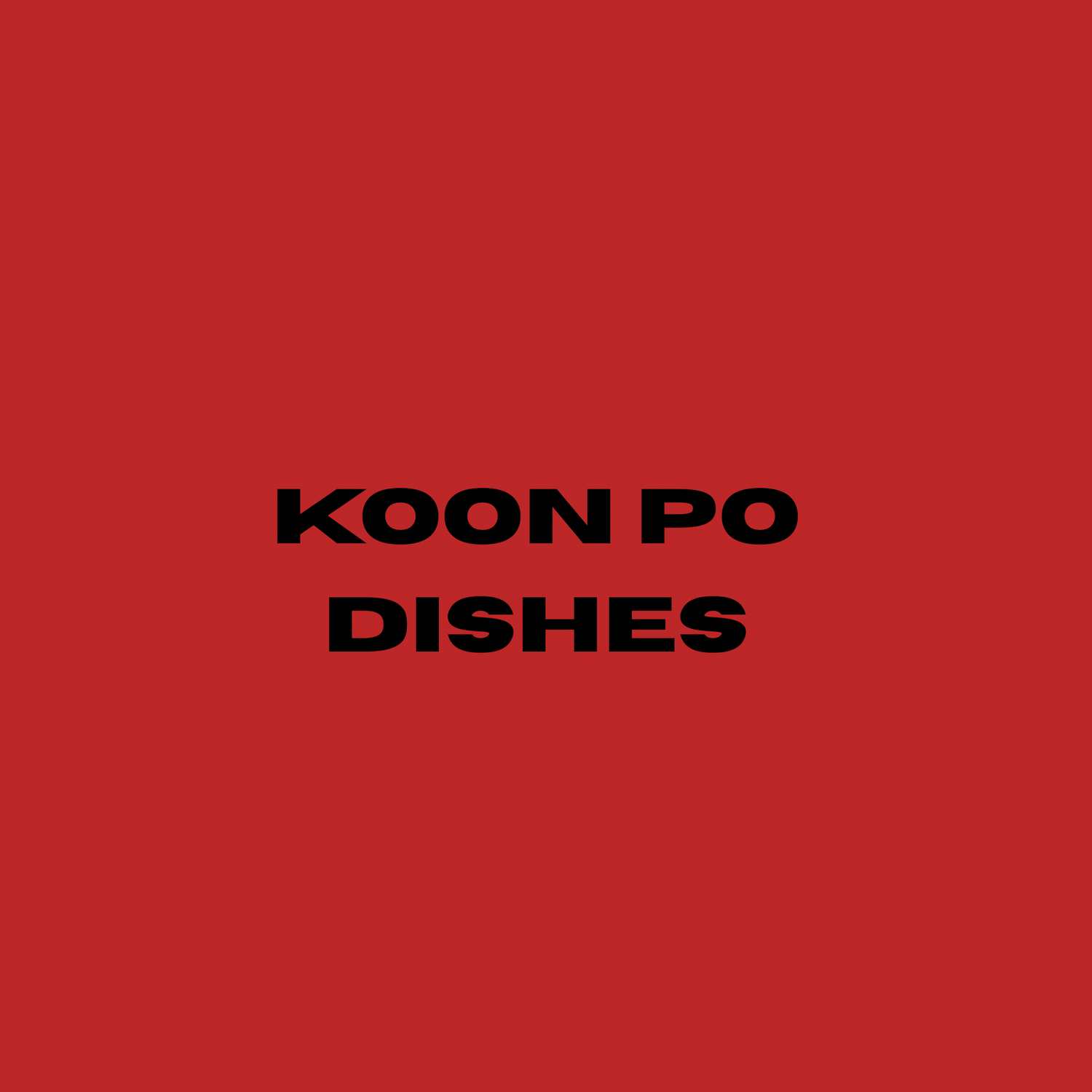 Koon Po Dishes