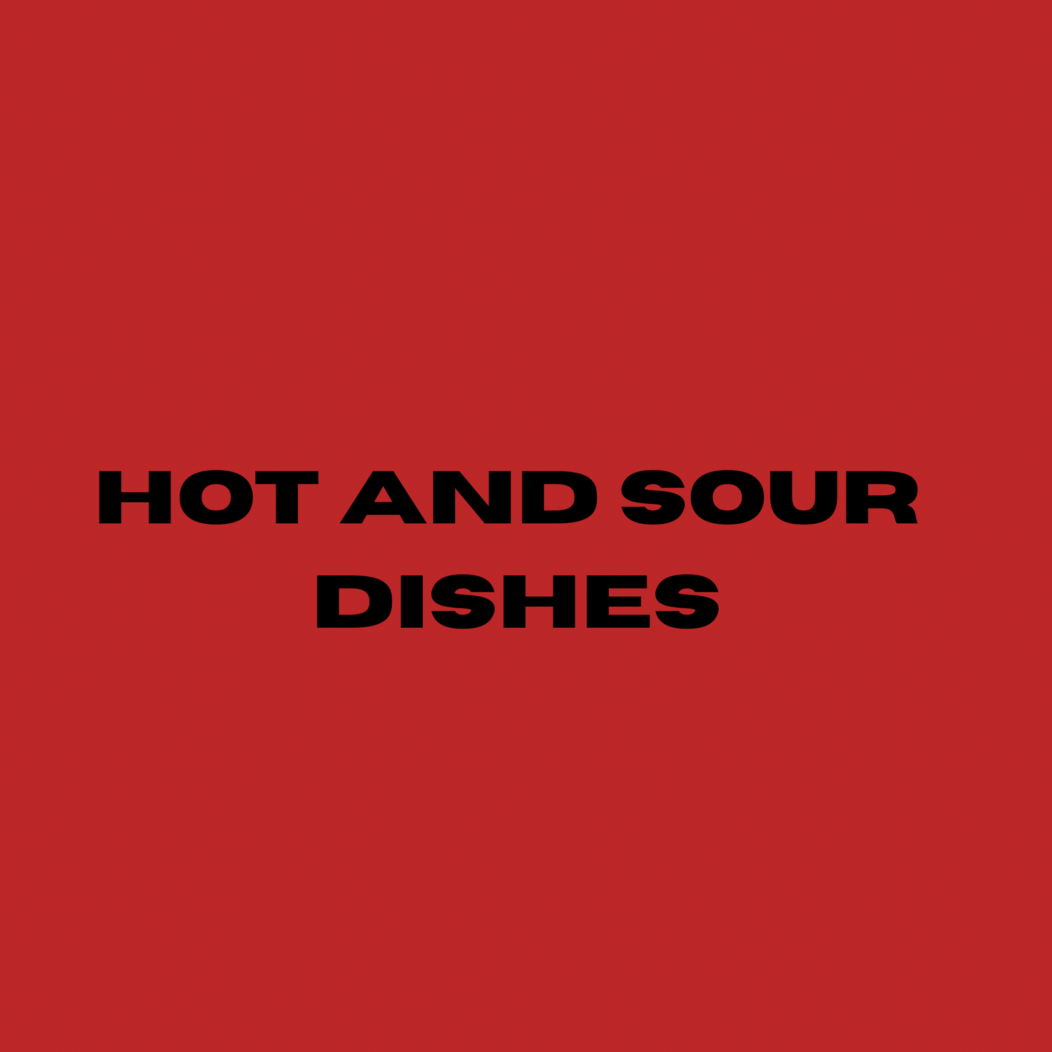 Hot & Sour Sauce
